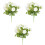 3Stk Künstlicher Blumenstrauß Romantische 4