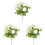 3Stk Künstlicher Blumenstrauß Romantische 3