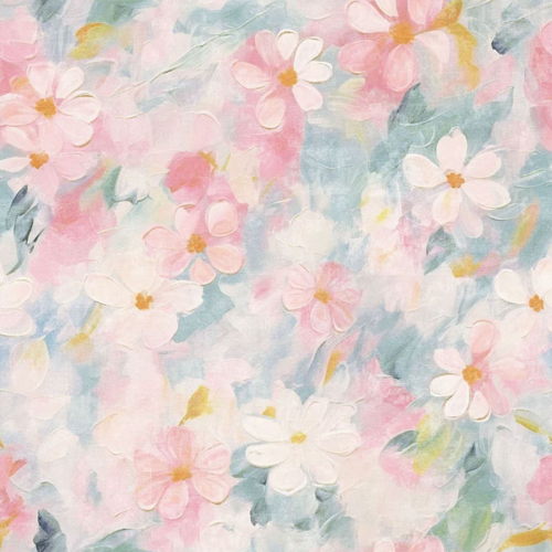 Arthouse Multi Oil Paint Floral Wallpaper Feature Wall 1