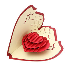 2Stk 3D Love Grußkarten Kreatives Geschenk Für Valentinstag