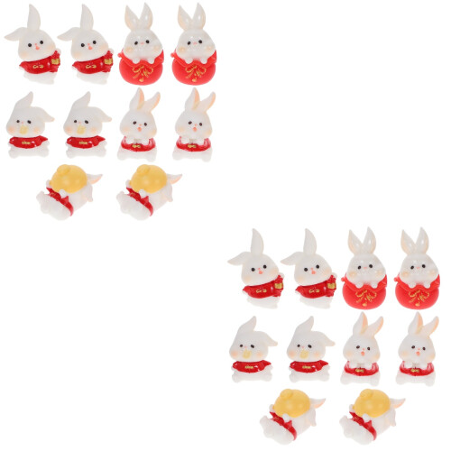 20 Mini Hase Figur Harz Häschen 2