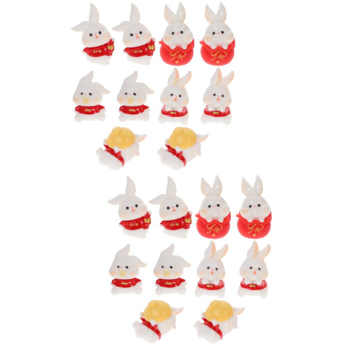 20 Mini Hase Figur Harz Häschen 1