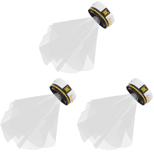 3Teilig Hut Mit Schleier Hochzeitsfeier Brauthaar-Accessoire 1