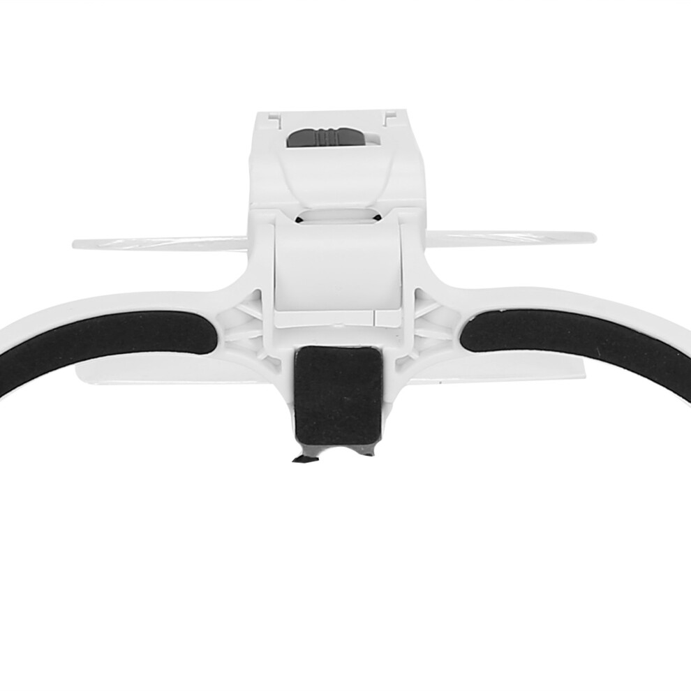 Light 1.0X-3.5X Led Headband Magnifying Glass With 5 Lenses Adjustable