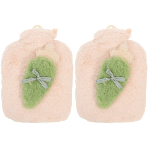 2Sets Liebenswerter Warmwasserbeutel Winterhandwärmer 1