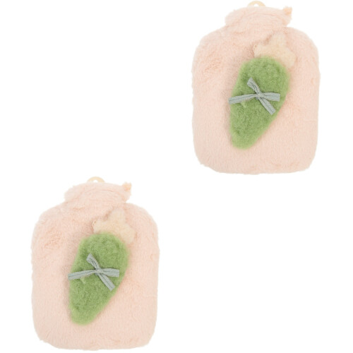 2Sets Liebenswerter Warmwasserbeutel Winterhandwärmer 2
