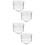 4 Klares Teebecher Herzform Milch Kaffeehalter Teegeschirr 5