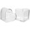 4 Klares Teebecher Herzform Milch Kaffeehalter Teegeschirr 11