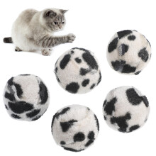 10Stk Mehrfarbige Katzen Spielbälle Leopard Tennisbälle Fördern Spaß