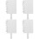 4Stk Sublimationsbilderrahmen Tischdekoration Absolventen 7