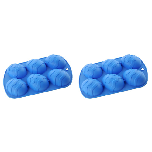 4Stk Eierförmige Silikonform Für Kuchen Und Basteln 1