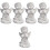 5Stk Statue Harz Skulptur Retro Figuren 4