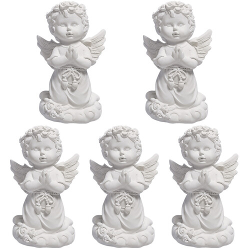 5Stk Statue Harz Skulptur Retro Figuren 1