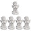 5Stk Statue Harz Skulptur Retro Figuren 5