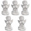 5Stk Statue Harz Skulptur Retro Figuren 3