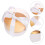 2Stk. Clear Konservierte Rosenarrangements 11