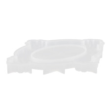 2Stk Bilderrahmen Silikonform Barockstil Spitze Fondant