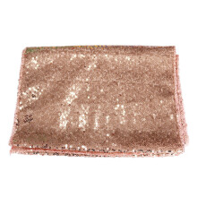 5 Pailletten Tischdecke Mit Stickerei Roségold