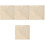 4Stk Feuerfeste Picknickdecke , Hitzebeständig, Beige 3