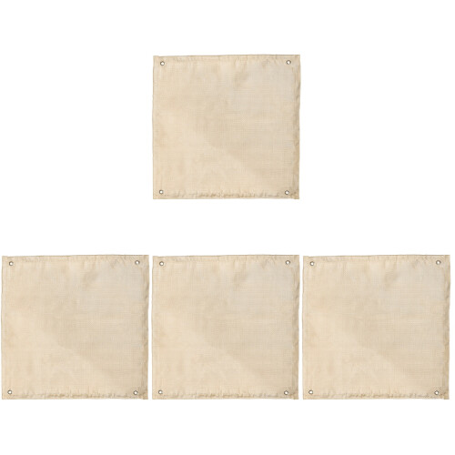 4Stk Feuerfeste Picknickdecke , Hitzebeständig, Beige 1