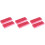 6Stk Multifunktionale Campinge Matte Rot Tragbar 6