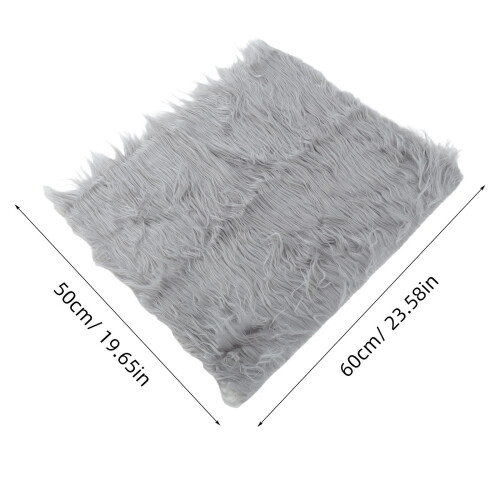 2 Pièces Accessoires Photo Bébé Tapis Couvercle Fourrure 1