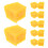 12Pcs Artificial Mango Slices Plastic Fruit Set For Home Kitchen Party 1