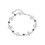 3Pcs Silver Charm Bracelet with Solid Chain and Comfortable Fit 1