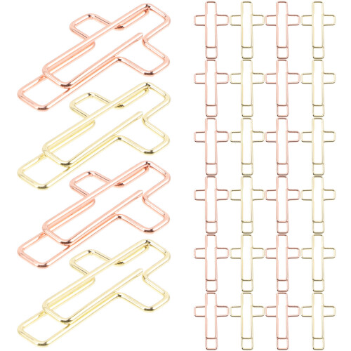 40 Pcs Small Metal Paper Clips For Office Use 1