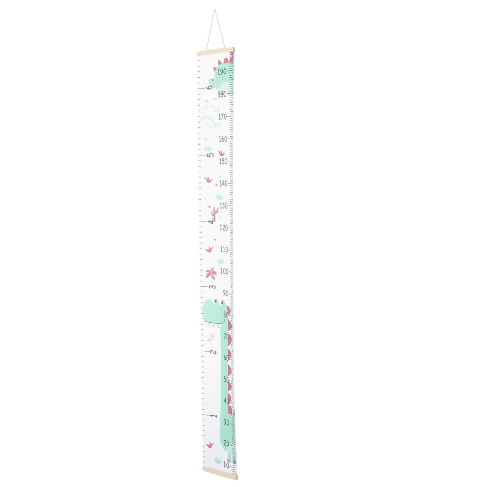 2Pcs Dinosaur Canvas Growth Chart For Kids Height Measurement Totority