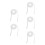 5Pcs Replacement Adjustable Satin Strap For Wedding Dress 9