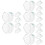 18 Pcs Easter Candy Box Clear Egg-Shaped Fillable Holder Party Favor 6