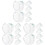 18 Pcs Easter Candy Box Clear Egg-Shaped Fillable Holder Party Favor 2
