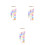 3Pcs Natural Material Seashell Wind Chimes for Terrace and Garden Use 3