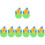 8 Pcs Easter Chicken Shape Cutlery Holders Utensil Bags 4