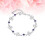 3Pcs Silver Charm Bracelet with Solid Chain and Comfortable Fit 11