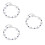 3Pcs Silver Charm Bracelet with Solid Chain and Comfortable Fit 7