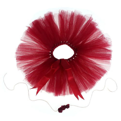 2 Pièces Robe Bébé Tulle Jupe Nœud