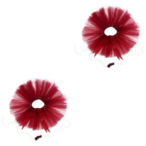 2 Pièces Robe Bébé Tulle Jupe Nœud 2