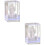 2Pcs Crystal Jesus Carved Catholic Souvenir 7