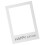 3Pcs Compact Assorted Color Paper Frame Props for Birthday Photo Fun 1