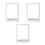 3Pcs Compact Assorted Color Paper Frame Props for Birthday Photo Fun 2