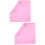 40 Pcs Pink Solid Color Translucent Wrapping Paper Waterproof 7