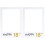 2Pcs Unique Multi Paper Frame Props for Birthday Photo Cutouts 2