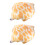 2Pcs Cartoon Conch Throw Pillow Plush Coastal Decor 7