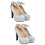 2 Paia Scarpe Sposa Con Alto Per 7