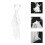 2 Pezzi Decorazione Sposa In Rattan A Mano 11