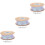 3Rolls Portable Polyester Ribbon for Bouquet and Gift Box Decor 5