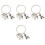 4Stk Silber Babywagen Charm Schlüsselanhänger Muttertagsgeschenk 3