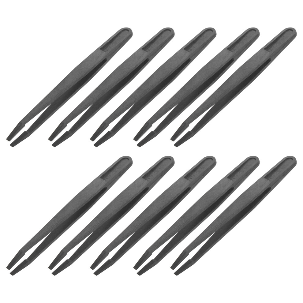 20Pcs Anti Static Carbon Fiber Tweezers for DIY Electronics and More